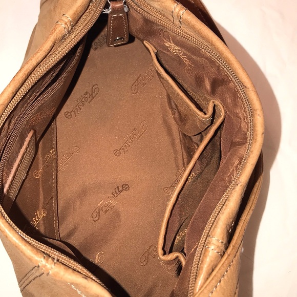 Fossil Satchel Leather Bag Brown/ Tan - Picture 7 of 8